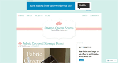 Desktop Screenshot of dramaqueenseams.com